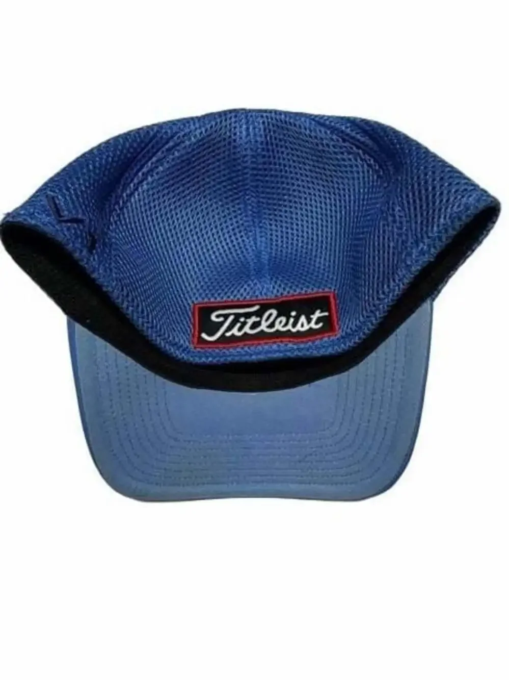 Titleist by New Era Blue Mesh Tour Performance Fitted Golf Hat Medium-Large